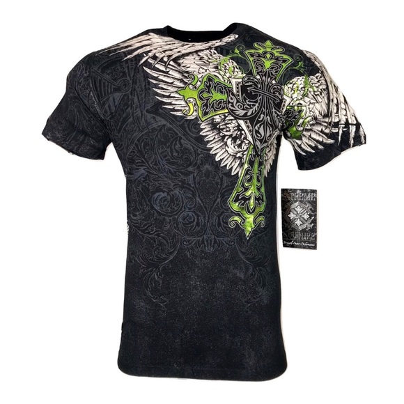 XTREME COUTURE by AFFLICTION Men T-Shirt LONG VIEW - Picture 3 of 9